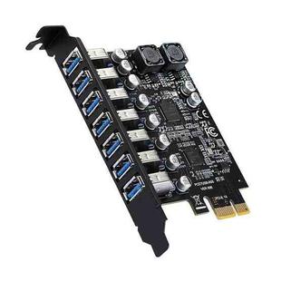 PCE7USB-R05  PCI-E To USB 3.2 GEN1 7-Port 19PIN Expansion Card Super Speed 5Gbps