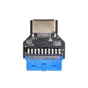 USB 3.0 19PIN Header to Type-E Front A-Key Interface Extend USB Ports to PC, Spec: Up-high