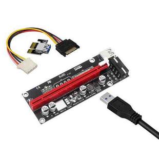 PCI-E Extended Line X1 To X16 Rotor Card External Graphics Card Expansion Card, Style: Big 4Pin interface