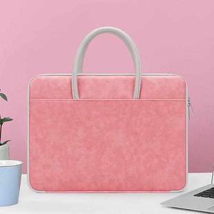 BUBM 14 Inch Full Open Laptop Bag(Pink)