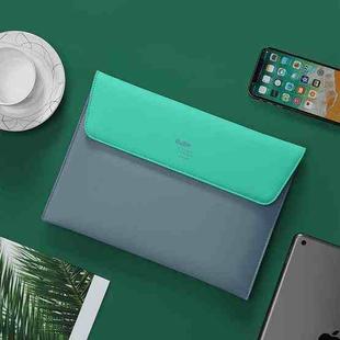 BUBM Magnetic Laptop Inner Bag, Size: 9.7 inch(Blue + Green)