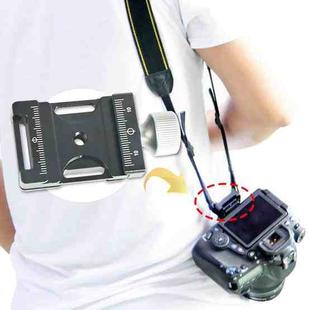 BEXIN QJ-05 Camera Shoulder Strap Clamp Quick Release Plate Clamp Ball Head Adapter