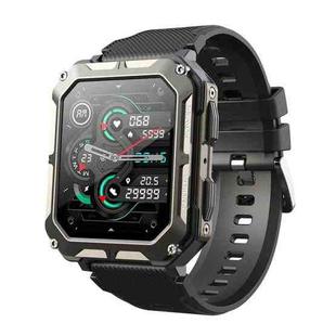 C20 Pro 1.83 Inch IP68 Waterproof Bluetooth Call Three-Proof Smart Sports Watch(Black)