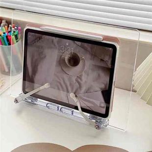 Student Desktop Reading Rack Transparent Acrylic Tablet Stand, Style: B Model