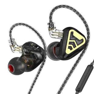 CVJ In-Ear Wired Gaming Earphone, Color: With Mic Black