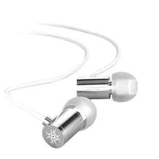CVJ In Ear Wired  Sleep Line Control Small Earphone(Silver)