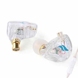FZ In Ear Type Live Broadcast HIFI Sound Quality Earphone, Color: With Mic White