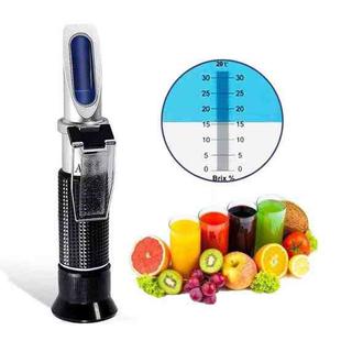 RF001BX With Plastic box Handheld Refractometer Fruit Sugar Meter Brix Tester 0-32 Measuring Range