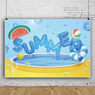 80x120cm Summer Pool Party Decoration Backdrop Swimming Ring Photography Background Cloth(11418488)