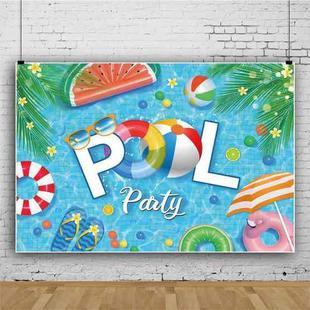 80x120cm Summer Pool Party Decoration Backdrop Swimming Ring Photography Background Cloth(11418495)