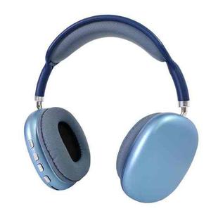Wireless Bluetooth Headphones Noise Reduction Stereo Gaming Headset(Blue)