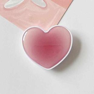Gradient Color Love Drip Retractable Desktop Cell Phone Air Bag Bracket(Rose Pink)