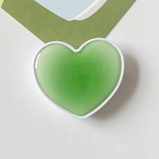 Gradient Color Love Drip Retractable Desktop Cell Phone Air Bag Bracket(Green)