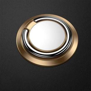 5pcs Car Magnetic Metal Ring Buckle Mobile Phone Holder(Gold)