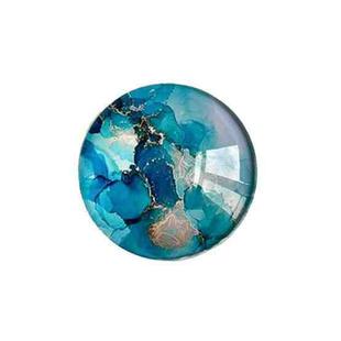 Transparent Crystal Ball Marble Texture Airbag Phone Holder Lazy Retractable Ring Stand(Slate Gray)