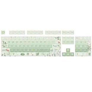 148 Keys MDA Height 5-sided Heat Rise PBT Mechanical Keyboard Keycaps(Green)