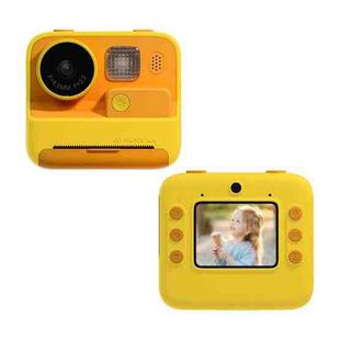 Children Instant Print Camera 4800W Pixel 2-Inch Screen Dual Lens Photography Camera(Without Memory Card Yellow)