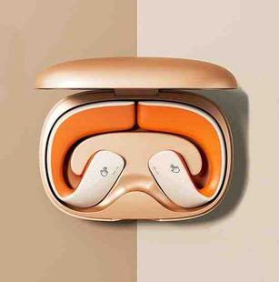 T22 TWS Wireless Bluetooth Headphones Ear Clip Air Conduction Noise Reduction Headset(Orange Gold)