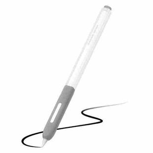 For Apple Pencil 2 Non-Slip Anti-Fall Translucent Segmented Pen Case(Business Gray)