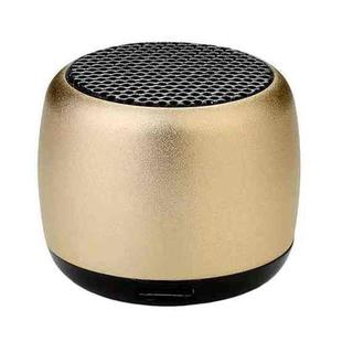 Small TWS Couplet Wireless Bluetooth Speaker Mini Smart Noise Reduction Waterproof Speaker(Gold)