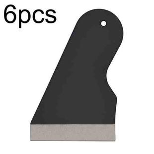 20pcs 6x10cm Handle Phone Film Scratch Card Film General Tools Hydrogel Film Debubble Scraper(Black)