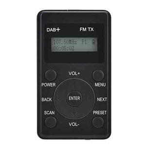 HanRongda HRD-100 Portable Digital Display DAB+ / DAB / FM Radio(Black)