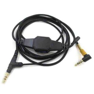 2m For Boom Microphone V-MODA Computer Gaming Headphone Cable(Gold Plug)