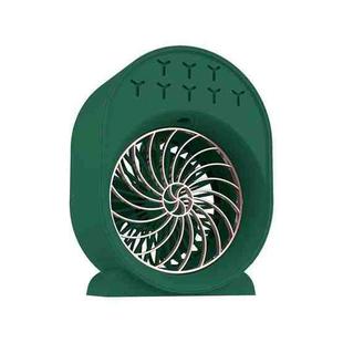 USB Spray Humidification Air Conditioning Fan Small Portable Desktop Air Cooler, Style: Charging (Green)