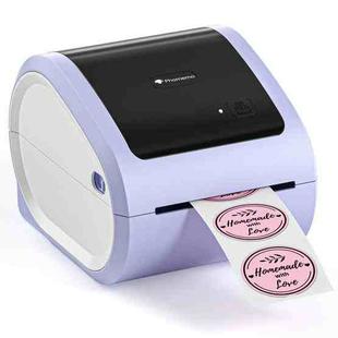 Phomemo D520-BT Bluetooth Thermal Shipping Label Printer Wireless Desktop Printer For Barcode Address Labels, Size: US(Purple White)