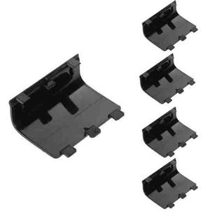 For Xbox One 5pcs Wireless Controller Battery Cover Replacement Battery Doors(Black)