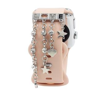 Watch Silicone Watch Band Decoration Ring Diamond Series Decoration Buckle(2)