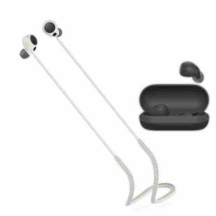 For Sony WF-C700B/WFC-700N 2pcs Bluetooth Headset Silicone Anti-Lost Rope(Beige)