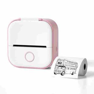 Phomemo T02 Standard Error Mini Pocket Small Portable Bluetooth Phone Photo Label Thermal Printer(Pink)