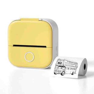 Phomemo T02 Standard Error Mini Pocket Small Portable Bluetooth Phone Photo Label Thermal Printer(Yellow)
