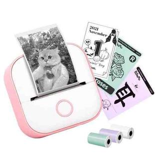 Phomemo T02 Gift Box Phone Bluetooth Mini Printer Photo Thermal Printer Family Student Wrong Question Printer(Pink)