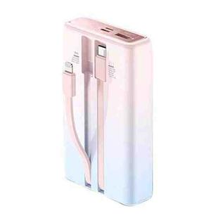 ROMOSS PAC20 PD 20W 20000mAh Power Bank Built In 8 Pin & Type-C/USB-C Cable(Gradient Color)