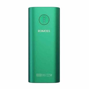 ROMOSS A10F PD18W 10000mAh Power Bank Two-Way Flash Charging Portability Mobile Power(Pine Green)