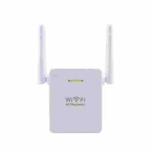 WR06 2.4G 300Mbps External Dual Antenna Repeater Wireless Router Signal Amplifier(AU Plug)