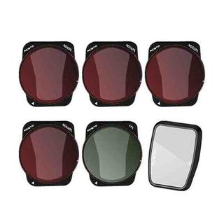 For DJI Air 3 RCSTQ Multi-Layer Coating Waterproof  Filter, Spec: ND-PL8/16/32/64 +UV +CPL 6-in-1
