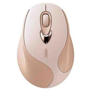 Inphic M8 Wireless Mouse Charging Quiet Office Home 2.4G USB Mouse(Milk Tea)