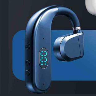 T50 Bluetooth 5.3 Wireless Headphone Single Ear Digital Display Stereo Earbuds Color Boxed(Midnight Blue)