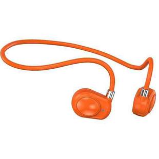 On-Ear Air Conductive Sports Earphones IPX5 Waterproof Noise Canceling Surround Sound(Orange)