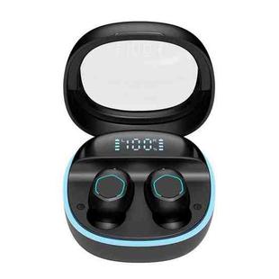 Transparent Bluetooth Earphones Wireless In-Ear HIFI Music TWS Gaming Sports Headset(Black)