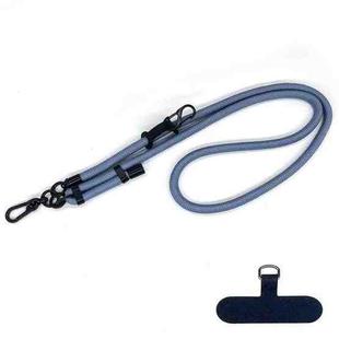 10mm Thick Rope Mobile Phone Anti-Lost Adjustable Lanyard Spacer(Gray Blue)