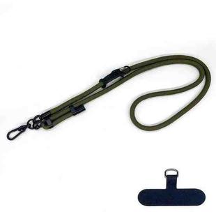10mm Thick Rope Mobile Phone Anti-Lost Adjustable Lanyard Spacer(Army Green)