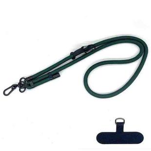 10mm Thick Rope Mobile Phone Anti-Lost Adjustable Lanyard Spacer(Dark Green)