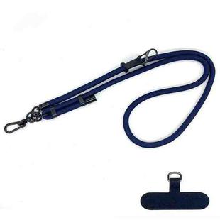 10mm Thick Rope Mobile Phone Anti-Lost Adjustable Lanyard Spacer(Navy)