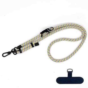 10mm Thick Rope Mobile Phone Anti-Lost Adjustable Lanyard Spacer(Seven Rainbow)