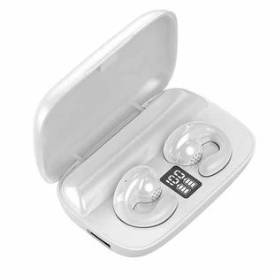 S19 Wireless Ear Clip Noise Reduction Bluetooth Headphone Bone Conduction No Delay Headset(White)