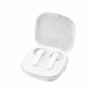 S5 Bluetooth 5.4 Headphones Transparent Cover Both Ears With Charging Compartment(White)